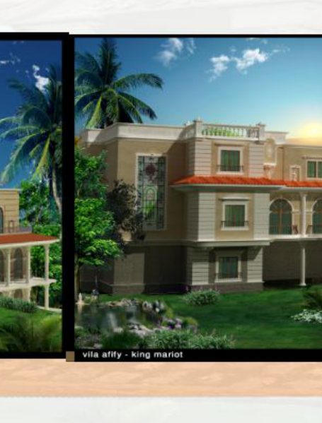 Afify Palace side wing entrance render