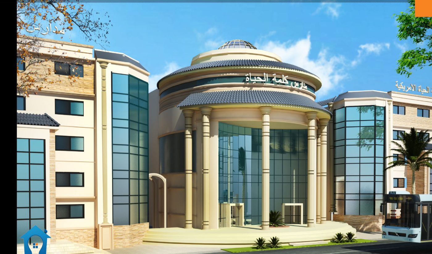 BE Sagy domed rotunda entrance — hero rendering of administrative building